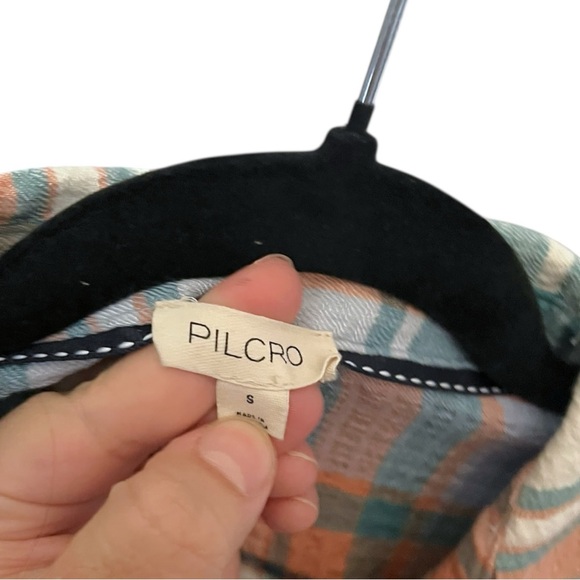 Anthropologie Pilcro The Hadley Relaxed Button Down Shirt Small - Picture 6 of 7